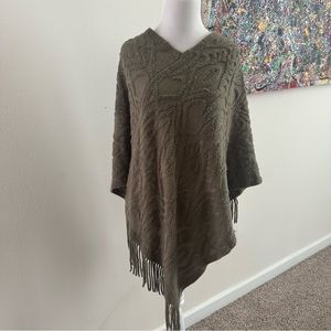 Do Everything In Love Poncho with Fridge